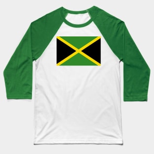 Flag of Jamaica Baseball T-Shirt